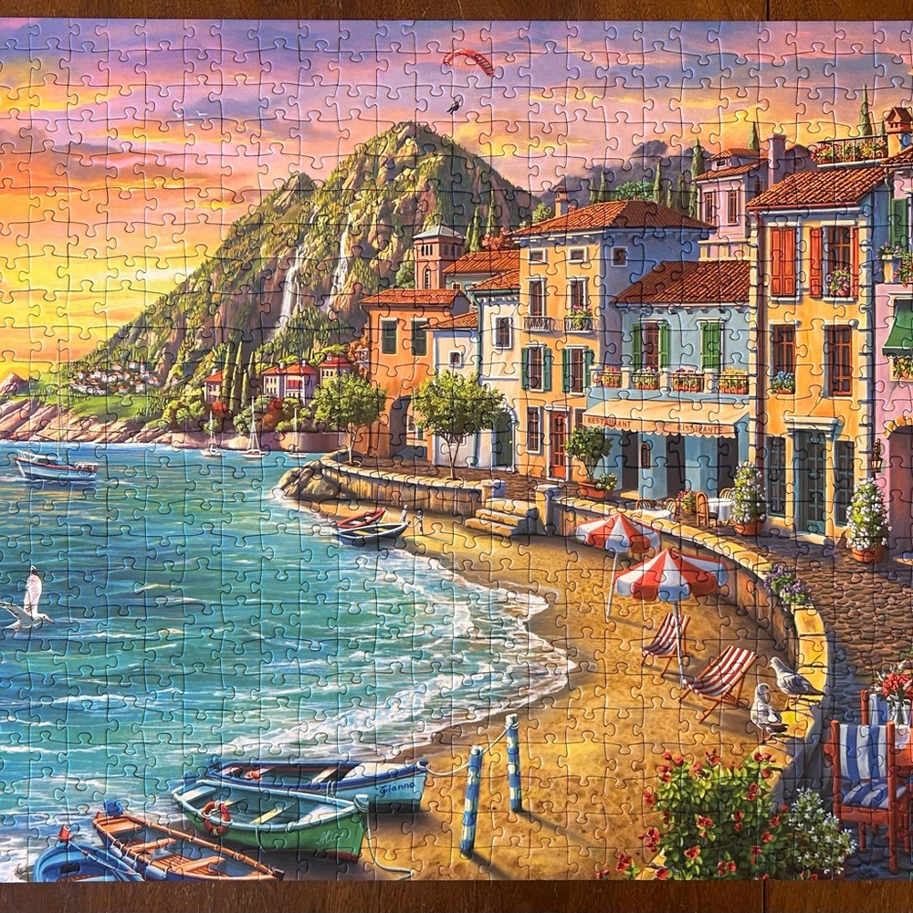 Ravensburger Romantic Sunset 750 Piece Large Format Jigsaw Puzzle 🧩🧩🧩 - Picture 2 of 2